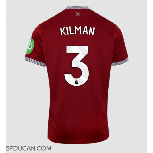 Muški Nogometni Dres West Ham United Max Kilman #3 Domaci 2025-26 Kratak Rukav